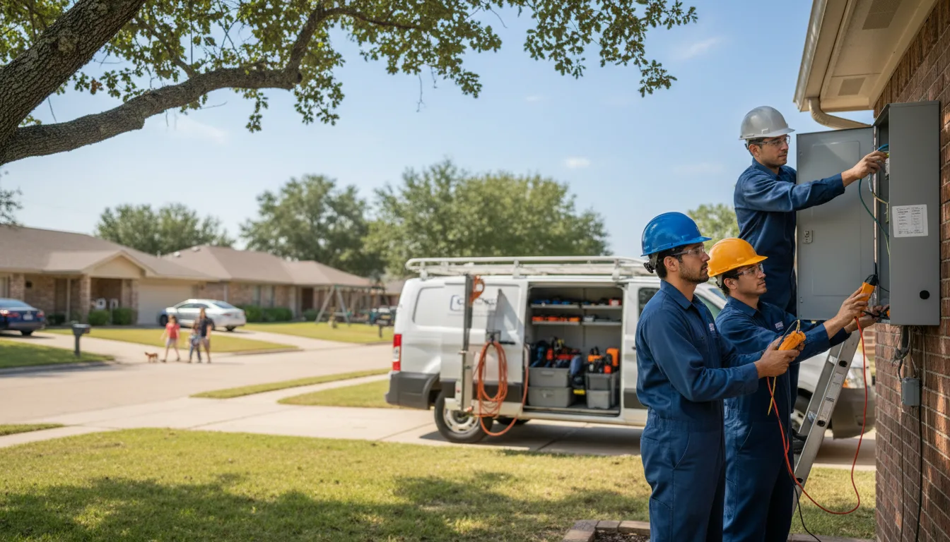 Certified electrician providing emergency electrical services in Bear, DE